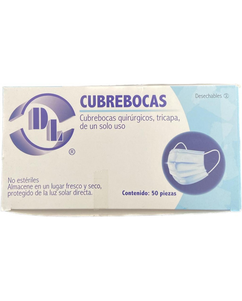Cubrebocas desechables